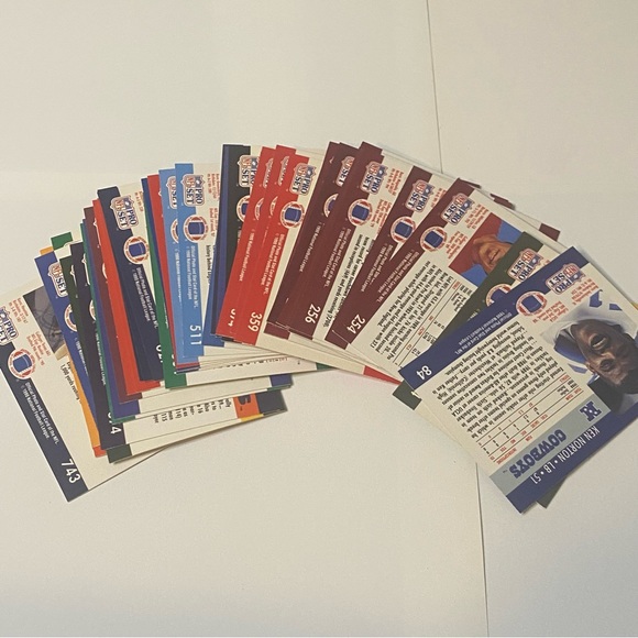 1989 - 1990  Pro Set Football Cards Lot of 82 Cards Vintage - Picture 8 of 8
